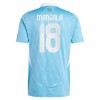 Camiseta de fútbol Bélgica Mangala 18 2ª equipación Euro 2024